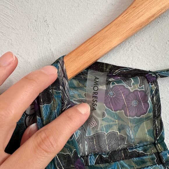 Amoressa by Miraclesuit Rhiannon Tango Floral Mini Beach Coverup Dress - Picture 6 of 10